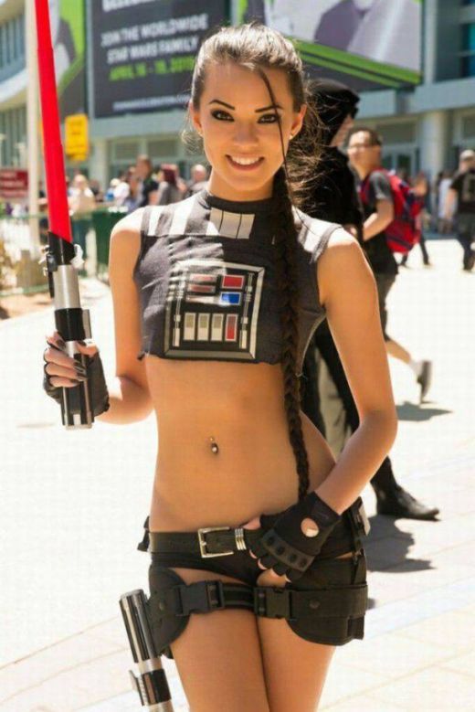 Lara Vader или Darth Croft? - Косплей, Дарт Вейдер, Лара Крофт, Девушки, Joanie Brosas, Star Wars