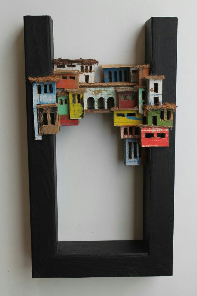 Illustrations - Pinterest, Wood sculpture, House, Installation, Longpost