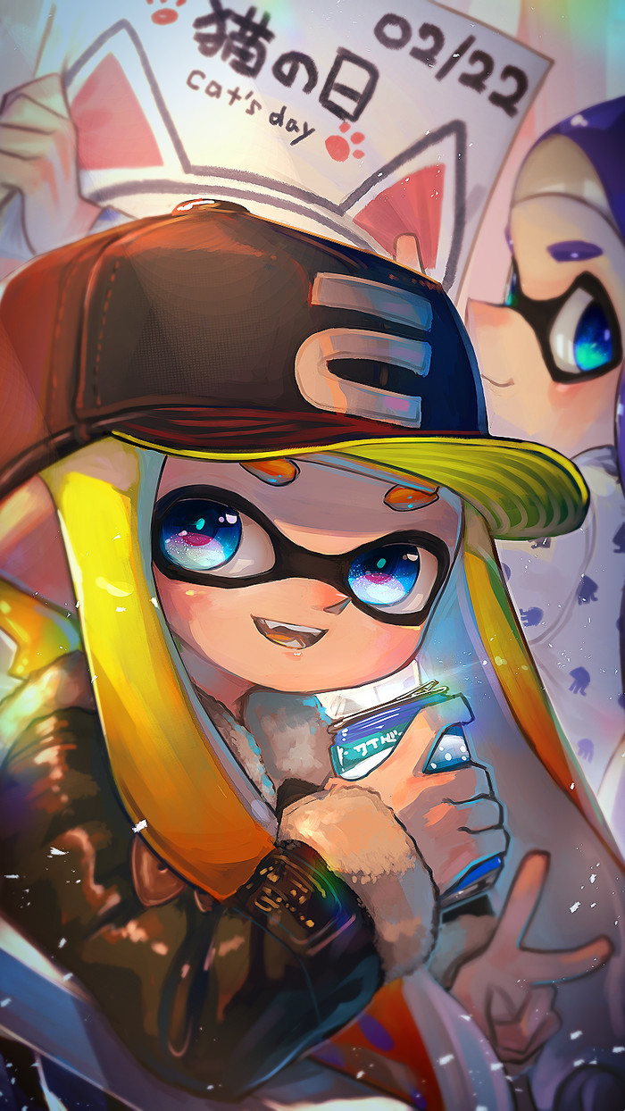 Cat Day! - Splatoon, Games, Art, Inklings, Hizake