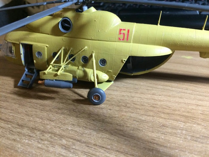 Helicopter simulation - My, Modeling, Helicopter, Stand modeling, Handmade, Military equipment, Mi-8, Longpost