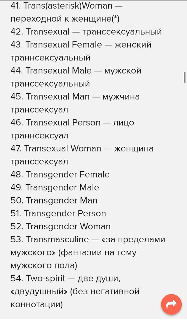 54 вариаций пола по версии SJW - Пол, Sjw, Толерантность, Шизофрения, Длиннопост