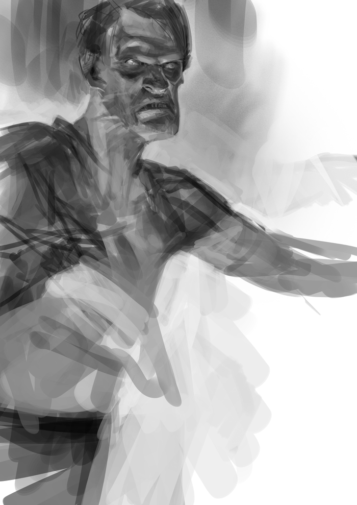 Скетчи для EVILBOOK Скетч, Зарисовка, Зомби, Компьютерная графика, 2D, Photoshop, Рисунок, Длиннопост