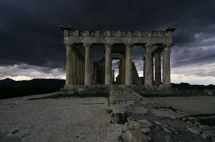 Temple of Aphaios on the island of Aegina. - My, The photo, Greece, Travels