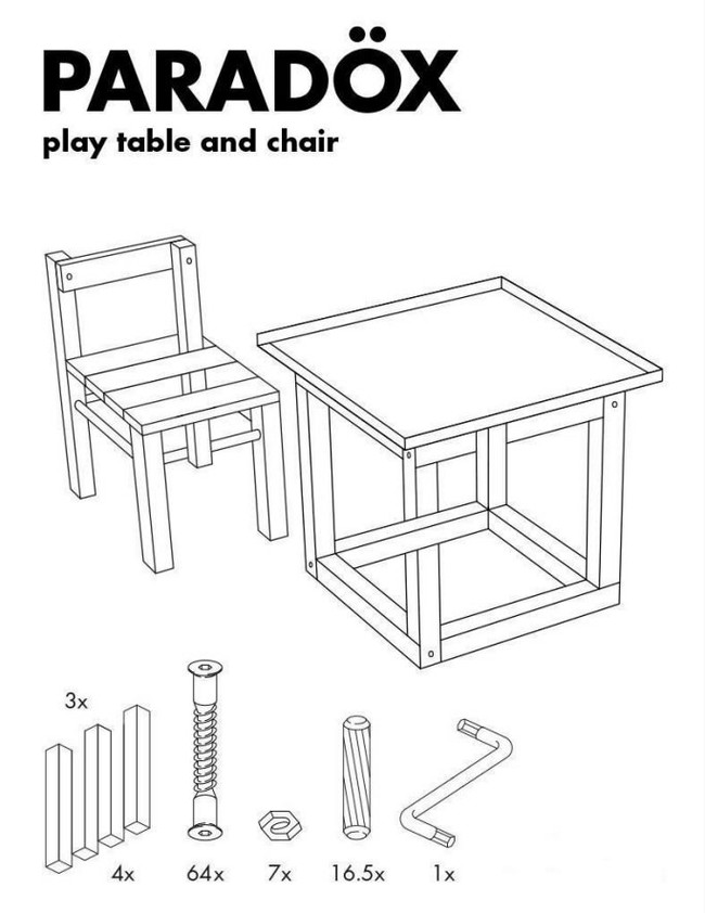 Классическая IKEA - ИКЕА, Сборка мебели, Оптические иллюзии