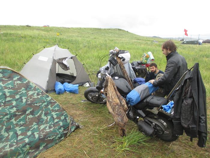 Tomsk - Kyzyl. - My, Moto, Motorcycle travel, Stels Flame 200, Honda steed, , Mat, Video, Longpost