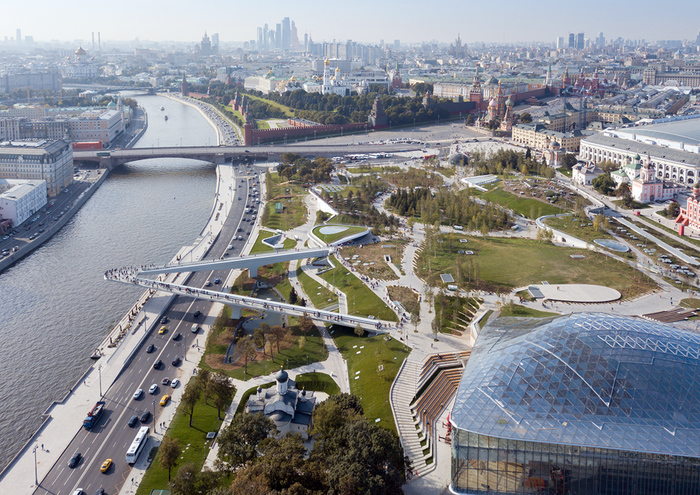 An Important Russian Victory You Didn't Notice - My, Russia, Moscow, Zaryadye, Architecture, Public place, The park, Nature, Longpost