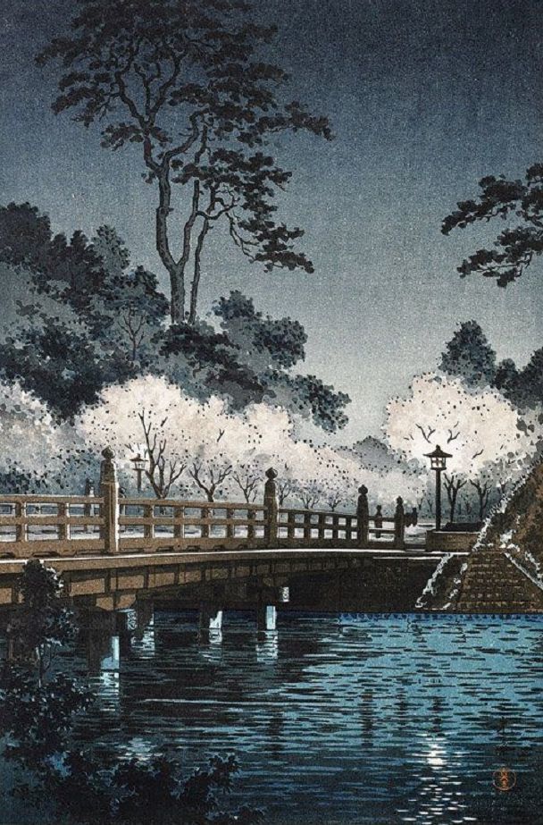 Hasui Kawase - Hasui Kawase, Арт, Япония, Пейзаж, Длиннопост