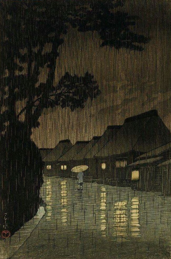 Hasui Kawase - Hasui Kawase, Арт, Япония, Пейзаж, Длиннопост