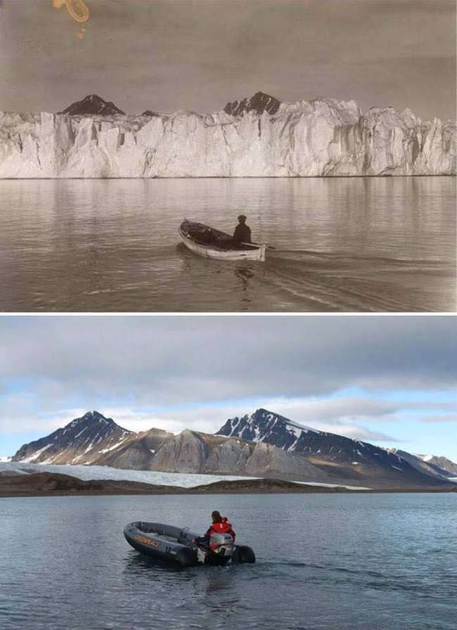 Arctic, 100 years of difference. - Arctic, 100 years, Water