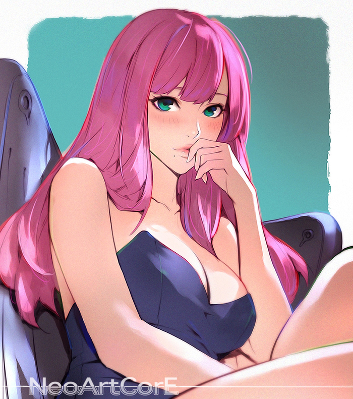 Lady Pink - Deviantart, Art, Drawing, Anime art, Neoartcore