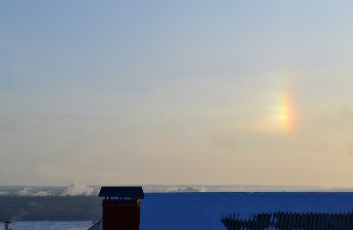 Зимняя "радуга".