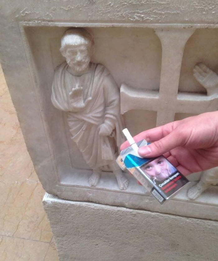 Come on, you mortals... - Cigarettes, The photo, Humor, Smoking