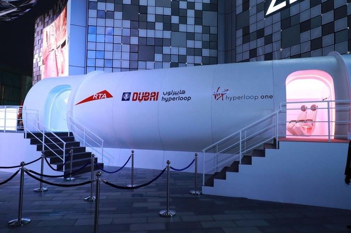 Virgin Hyperloop One unveils full-scale futuristic capsule mock-up in Dubai - The science, Technics, Hyperloop, Longpost