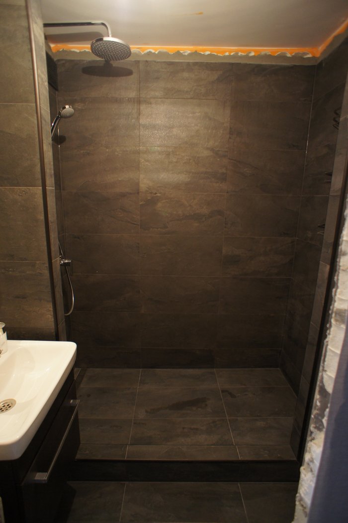 Repair of a bathroom part 5 (option economy) - My, Repair, Krasnoyarsk, Longpost, , Combined bathroom