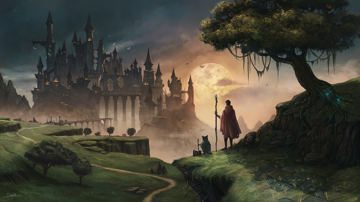 "The Journey of The Wandering Mage"by DanielPillaArt DeviantArt, 