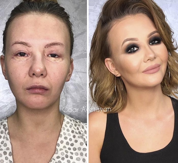 With the help of make-up, a make-up artist from Moscow proves that all women are beautiful. The main thing is to know what to emphasize - beauty, Sochi, Girls, Longpost