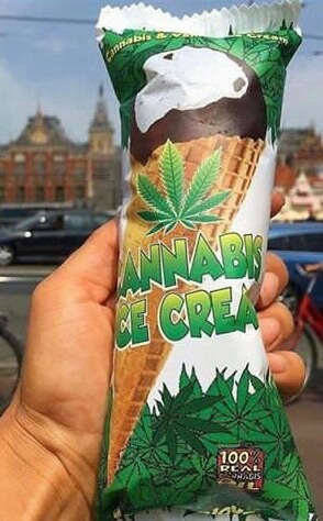 Have you seen this for sale? )) - Ice cream, Marijuana, Food