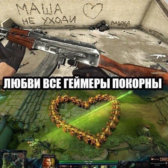 What's true is true. - Gamers, Dota 2, CS: GO, Windranger, Love