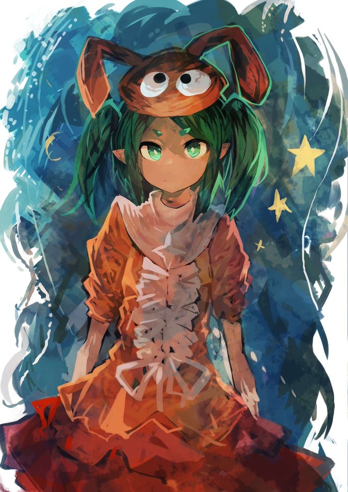 Ononoki Yotsugi - Anime Art, Аниме, Monogatari series, Yotsugi Ononoki, Kaamin