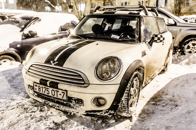 MINI importer cleans cars for British brand owners at night - Minsk, Mini cooper, Longpost, Advertising, Republic of Belarus