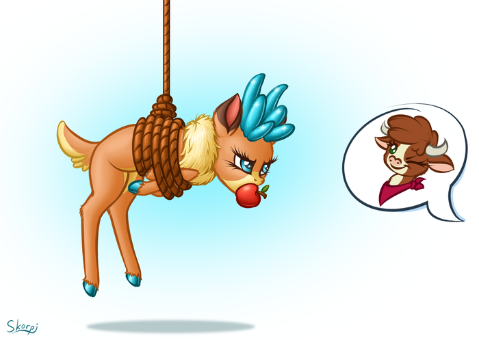 Arizona wins! My Little Pony, Ponyart, Thems Fightin Herds, Velvet Reindeer (TFH), Arizona Cow (TFH)
