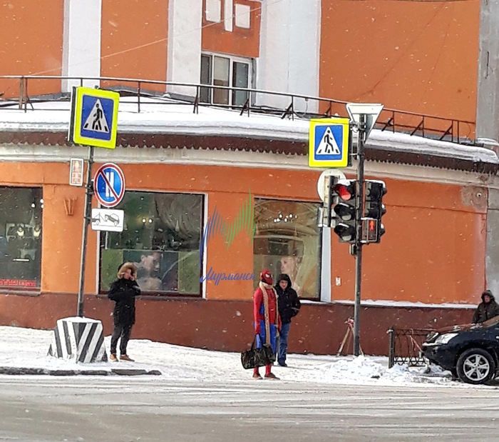 This city needs a superhero - Murmansk, Superheroes, The street, Spiderman