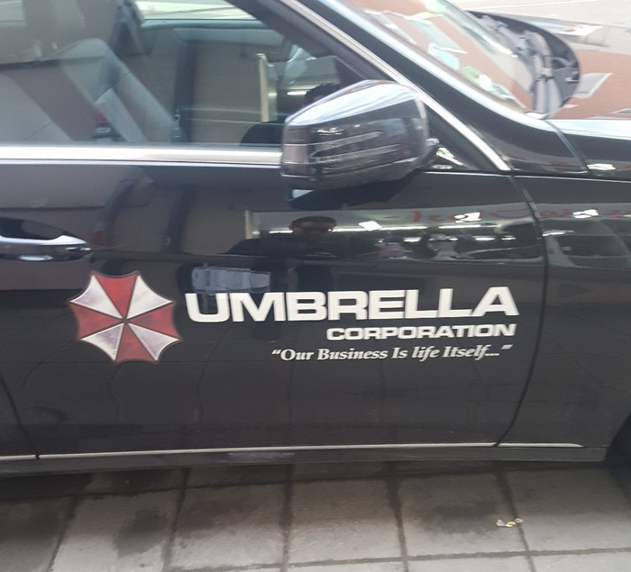 Good brand, promoted... - Umbrella Corporation, It's time to get down, Resident evil