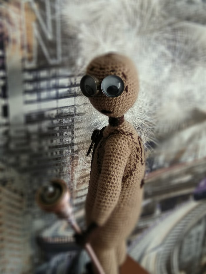 Ninth. Based on the cartoon - My, Knitted toys, Needlework without process, Cartoons, Ninth, Longpost, Nine (cartoon)