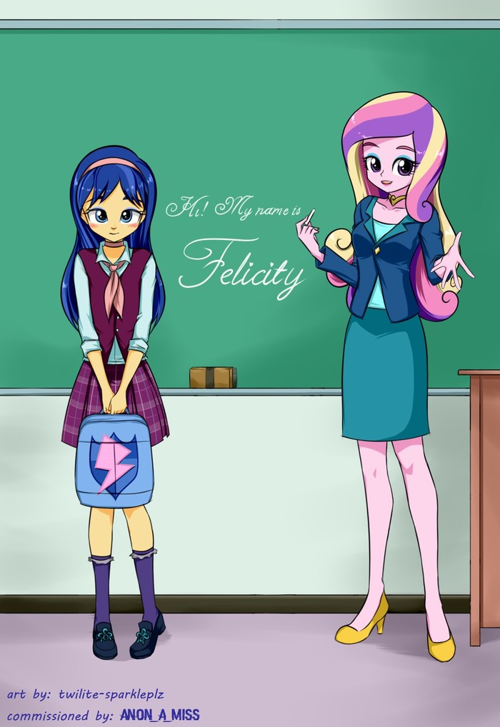 Meet the new student! - My little pony, Equestria girls, Princess cadance, Flash Sentry, Its a trap!, Twilite-Sparkleplz