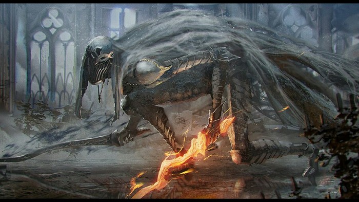 Pain in great art - Art, Not mine, Midir The Eater of Darkness, , Pontiff Sulyvahn, Dark souls 3