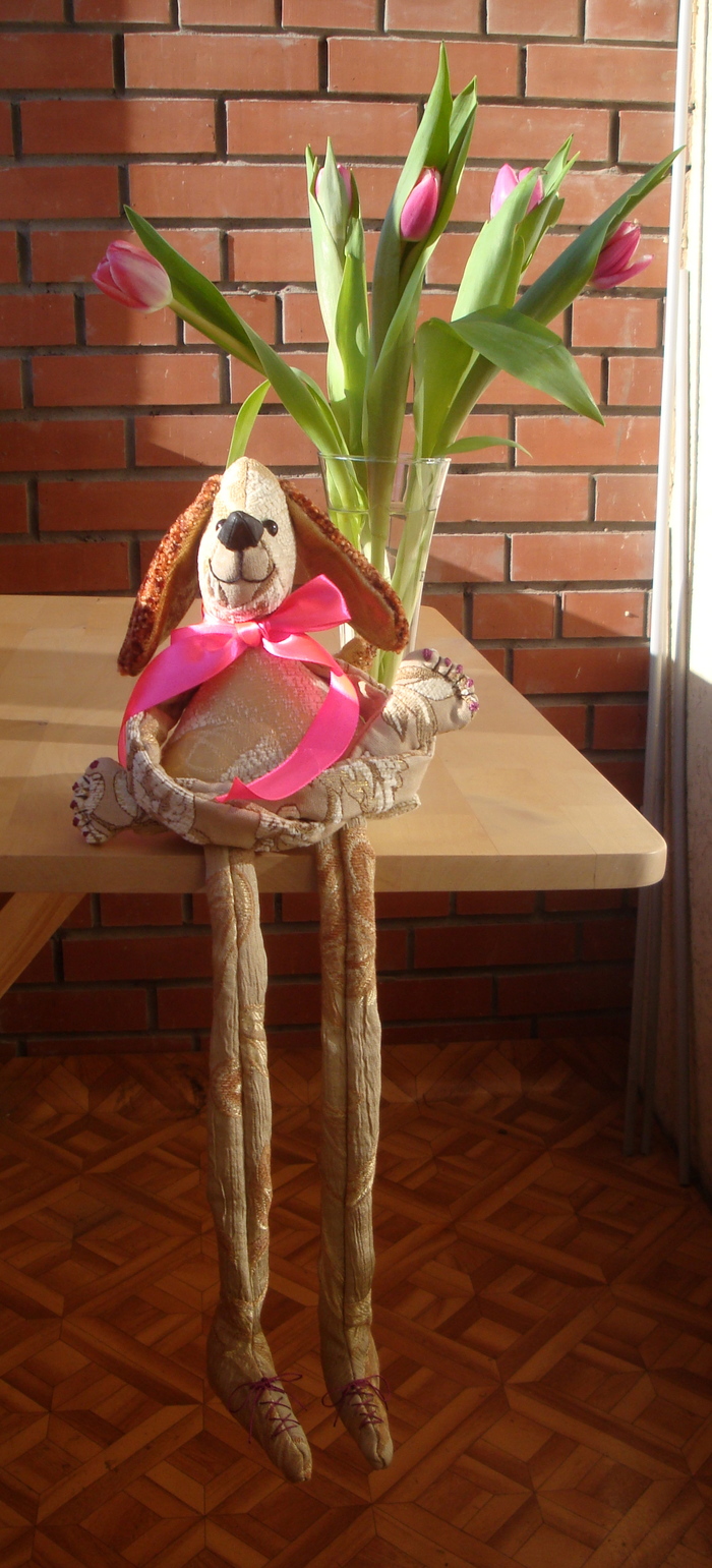 Rest dog - My, , Toys, Soft toy, Handmade, , Longpost