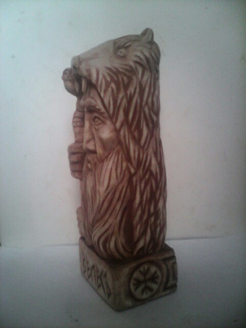 VELES made of wood (aspen), 16 cm - My, Wood carving, Idol, Slavic mythology, Slavic gods, Longpost