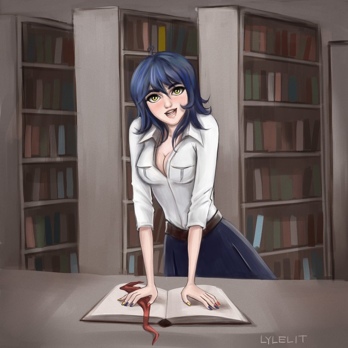 Pranks in the library - Visual novel, Endless summer, , Zhenya, Not a bug, , Art