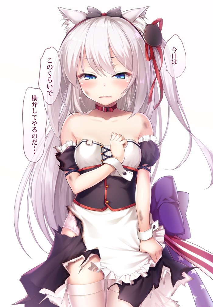 Poor Hammann - Anime art, Anime, Hammann, Azur lane