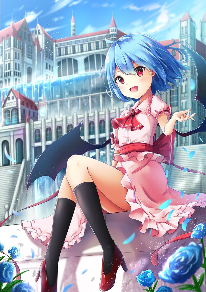 Remilia - Anime, Anime art, Touhou, Remilia scarlet, Renka