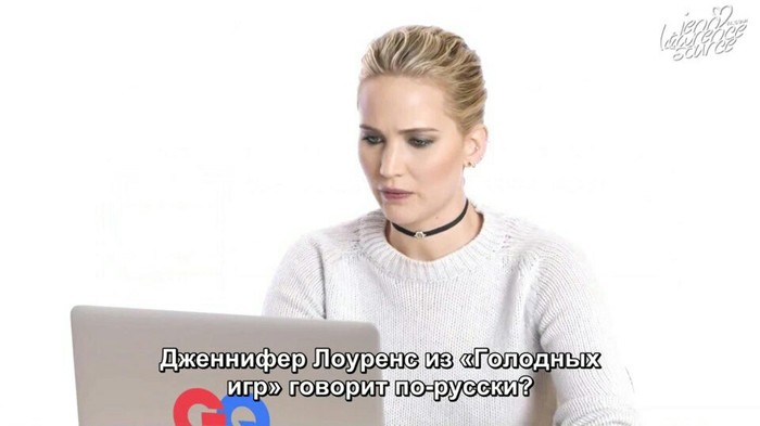 Does Jennifer Lawrence speak Russian? - Jennifer Lawrence, Memes, The Hunger Games, Mailru answers, Longpost