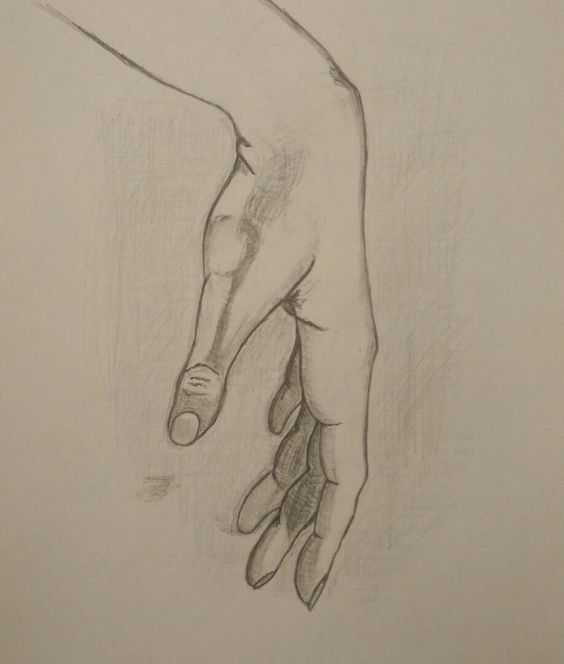 Hand) - My, Hand, Pencil, Painting