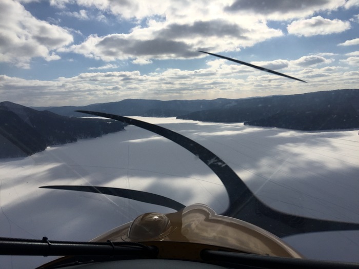 A bit of the Krasnoyarsk reservoir from the plane - My, Krasnoyarsk region, , Krasnoyarsk Reservoir, Airplane, The photo, Longpost