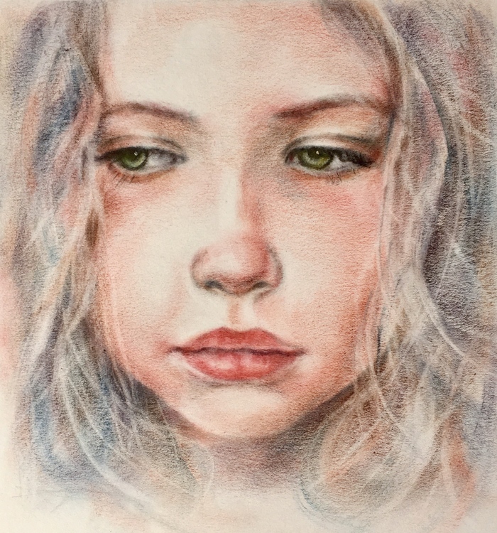 Opinion
 - My, Portrait by photo, Portrait, My, Luboff00, Dry brush, Drawing