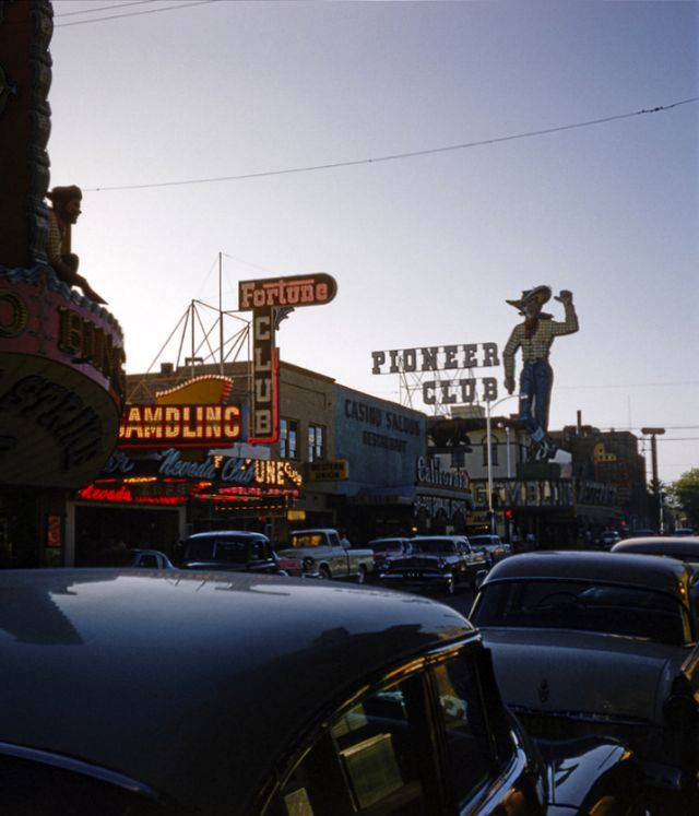 Las Vegas in the 50s. - Las Vegas, USA, Longpost, Retro, The photo