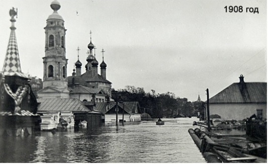 high water - Spring, Spill, Historical photo, Flood, Longpost