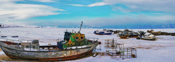 Pier of Khuzhir village. - The photo, Baikal, The pier