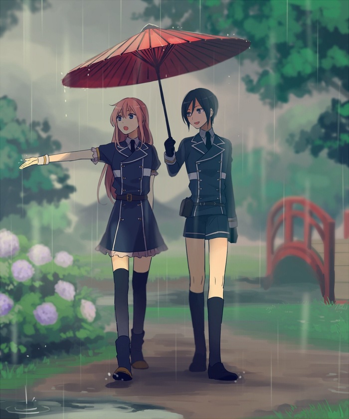 Under rain - , Anime, Its a trap!