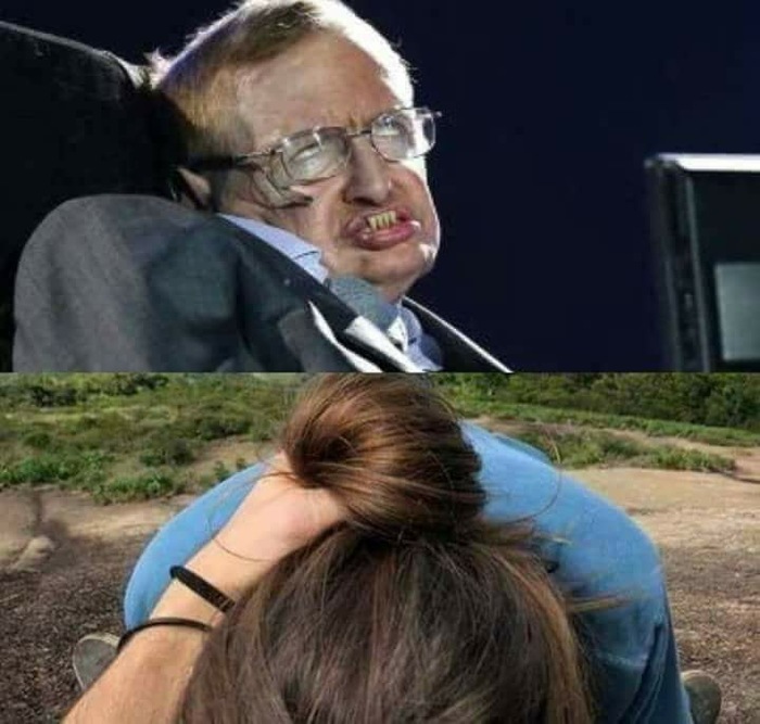 Yeah baby - Stephen Hawking, Black hole