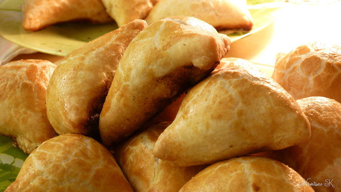 Appetizing samsa - My, Samsa, Food, , The photo