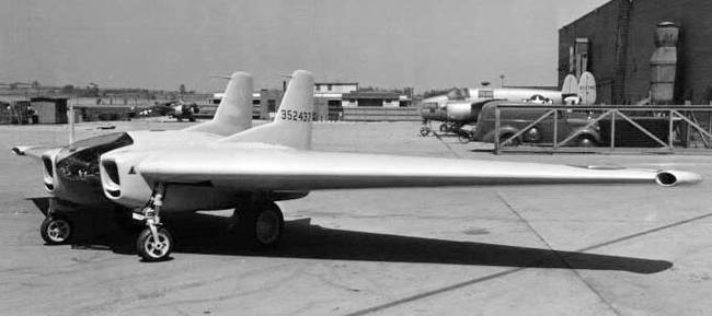 Northrop XP-79B «Flying Ram» - Xp-79b, Flying Ram, Нортроп, Northrop, Экспериментальный самолет, Длиннопост, Видео, Летающее крыло, Гифка