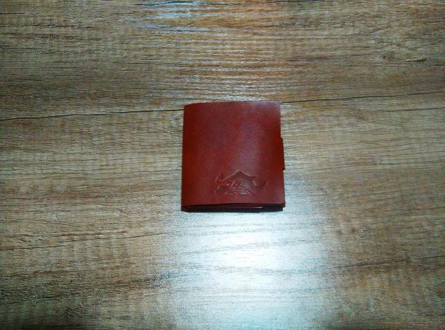 Leather origami wallet - My, Wallet, Leather, Longpost