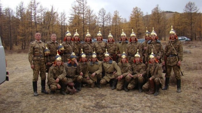 Униформа роты почетного караула ВС Монголии почетный караул, армия, Монголия, военные, униформа, длиннопост