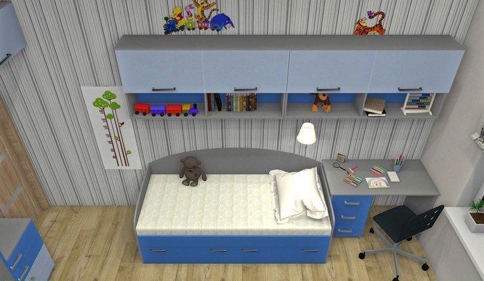 Детская комната 12,3 м. кв. Детская комната, Детская мебель, Интерьер, Дизайн интерьера, Мебель, Корпусная мебель, Мебельщики, Длиннопост