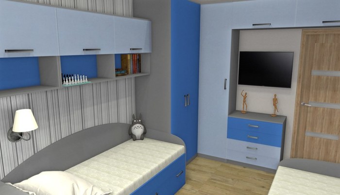 Детская комната 12,3 м. кв. Детская комната, Детская мебель, Интерьер, Дизайн интерьера, Мебель, Корпусная мебель, Мебельщики, Длиннопост